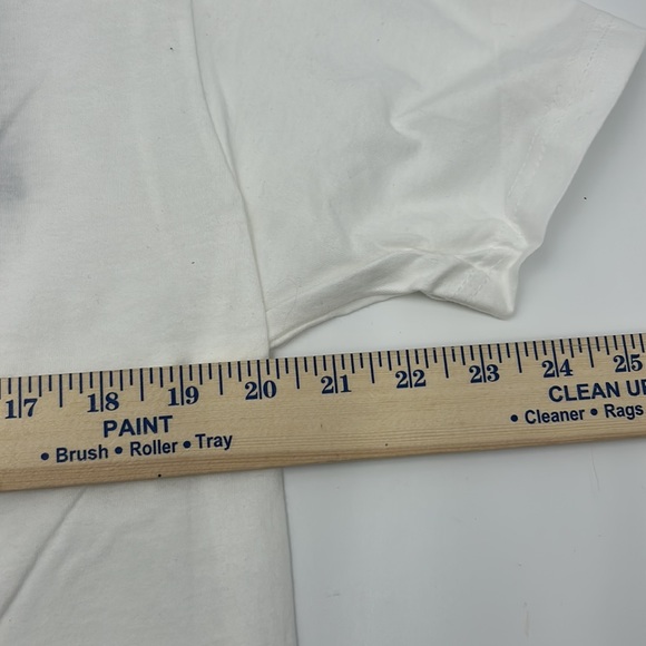 NWT RAW OWN THE NOW LEGEND NIPSEY HUSSLE MENS S WHITE GRAPHIC PATCH  T-SHIRT - Picture 6 of 11